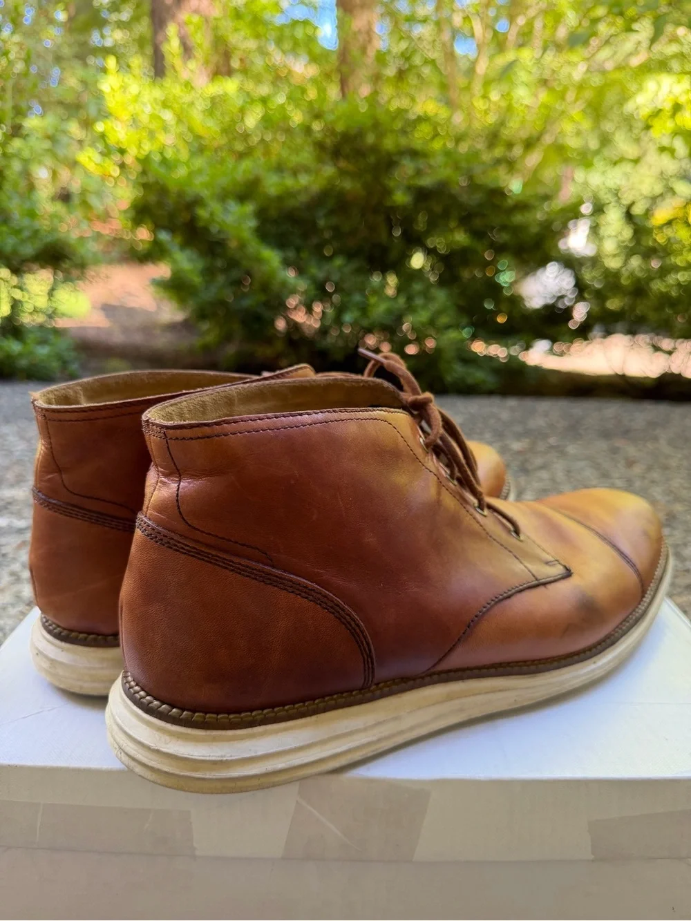 Cole Haan Original Grand Chukka Boot Mens 12 M Oxford Brown Leather